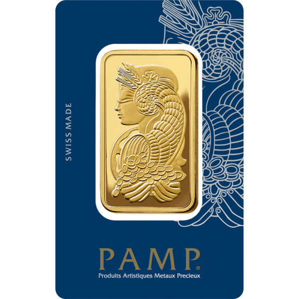 100g Gold Bars PAMP