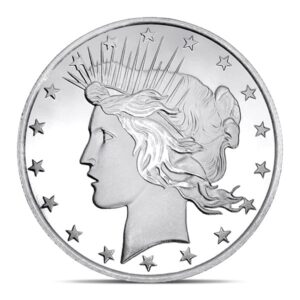 1oz Silver Peace rounds