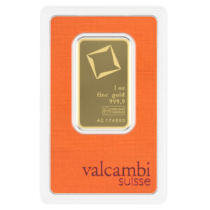 1oz Gold Bars Valcambi