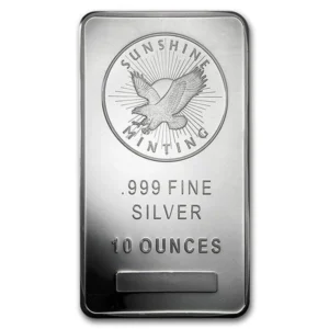 Sunshine Miniting 10oz Silver bar