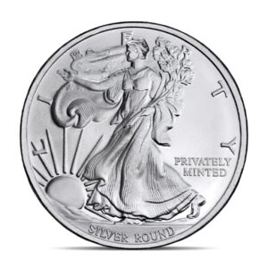 1oz Silver Walking Liberty Rounds